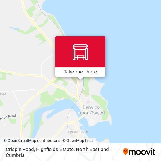 Crispin Road, Highfields Estate map