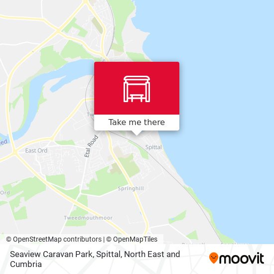 Seaview Caravan Park, Spittal map