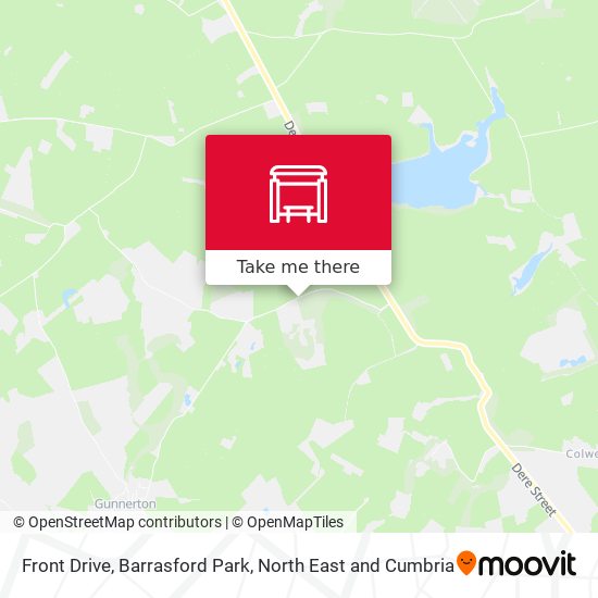 Front Drive, Barrasford Park map