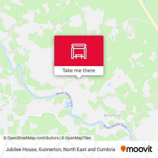 Jubilee House, Gunnerton map