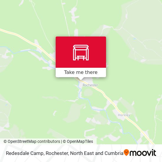 Redesdale Camp, Rochester map