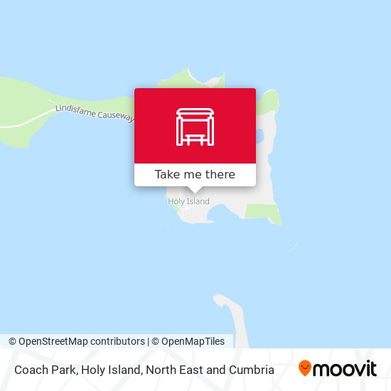 Coach Park, Holy Island map
