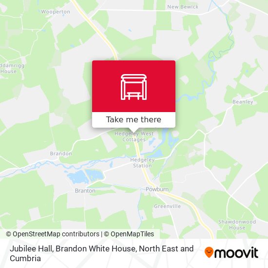 Jubilee Hall, Brandon White House map