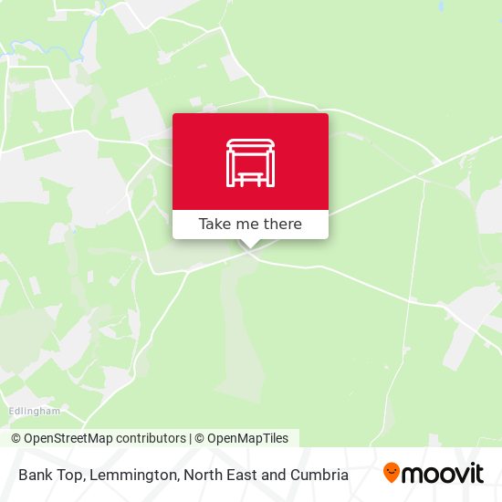 Bank Top, Lemmington map