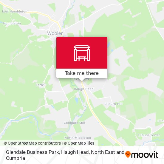 Glendale Business Park, Haugh Head map