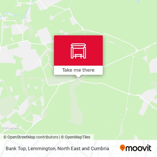 Bank Top, Lemmington map