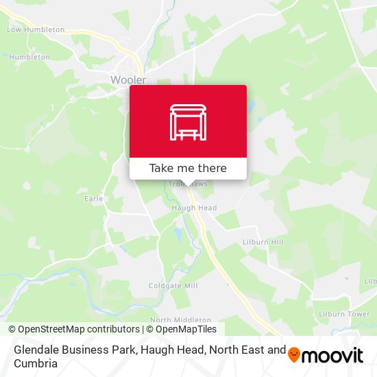 Glendale Business Park, Haugh Head map