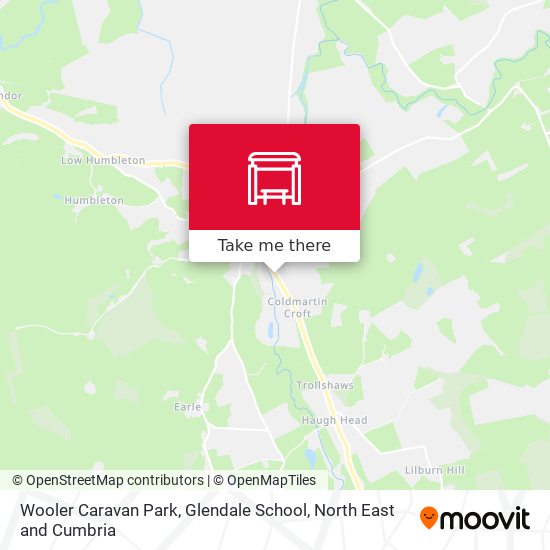 Wooler Caravan Park, Glendale School map