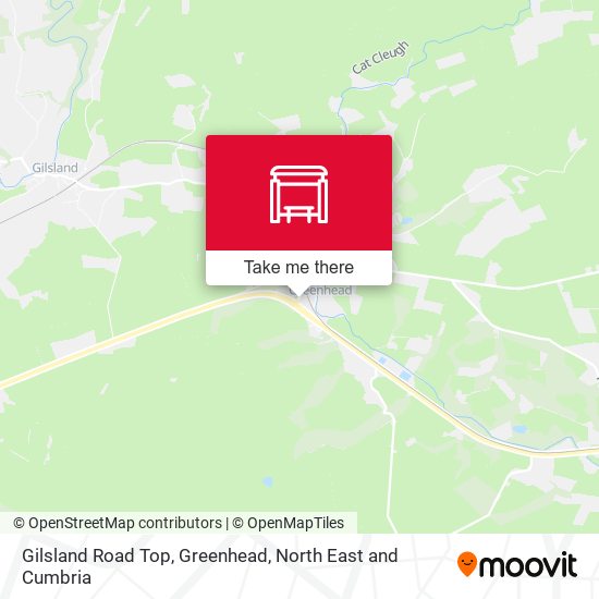 Gilsland Road Top, Greenhead map