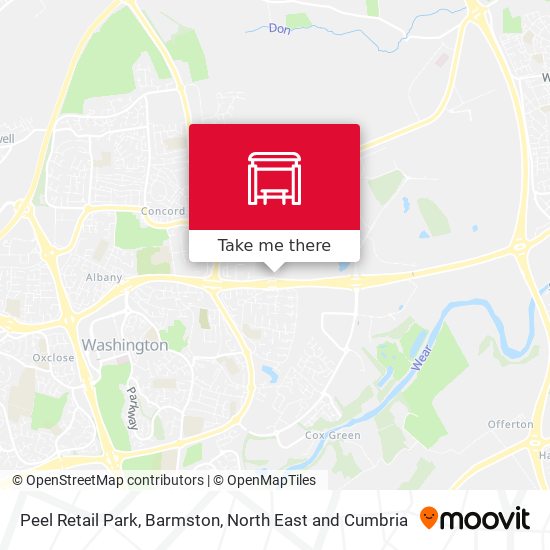 Peel Retail Park, Barmston map