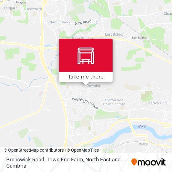 Brunswick Road, Town End Farm map