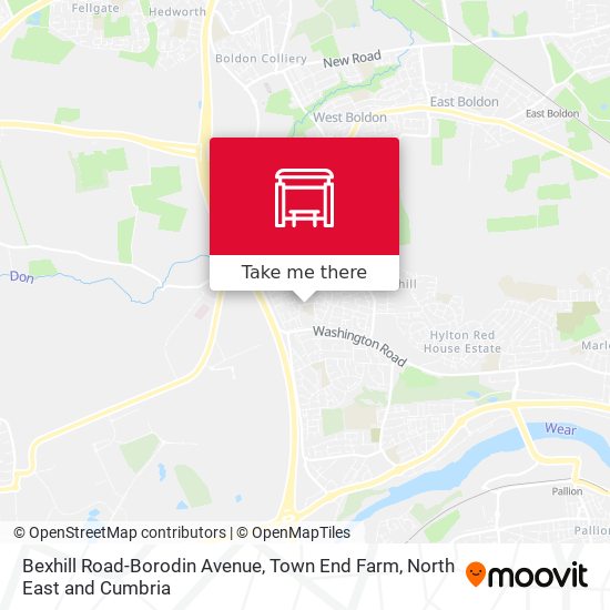 Bexhill Road-Borodin Avenue, Town End Farm map