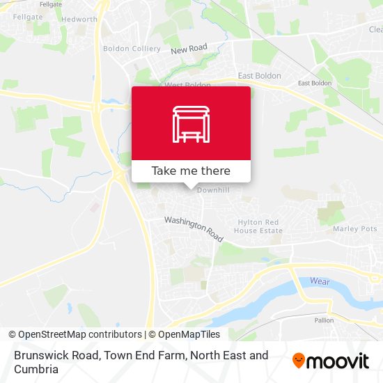 Brunswick Road, Town End Farm map