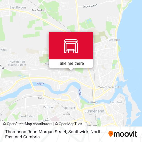 Thompson Road-Morgan Street, Southwick map