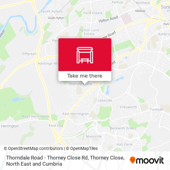 Thorndale Road - Thorney Close Rd, Thorney Close map