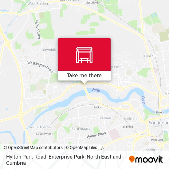 Hylton Park Road, Enterprise Park map