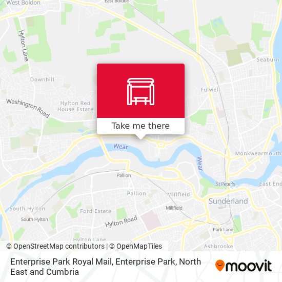 Enterprise Park Royal Mail, Enterprise Park map