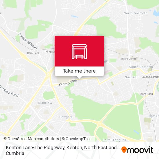 Kenton Lane-The Ridgeway, Kenton map