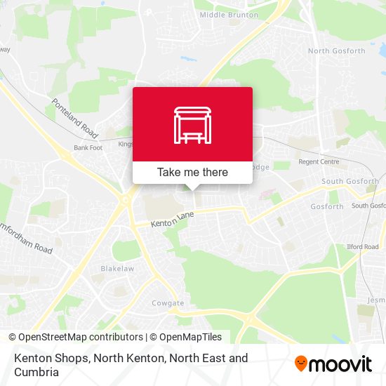 Kenton Shops, North Kenton map