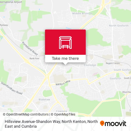 Hillsview Avenue-Shandon Way, North Kenton map