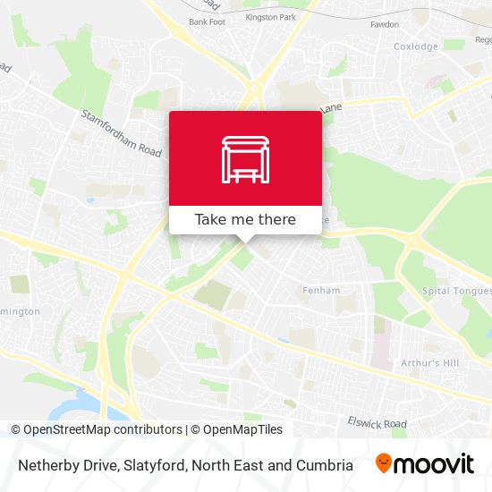 Netherby Drive, Slatyford map