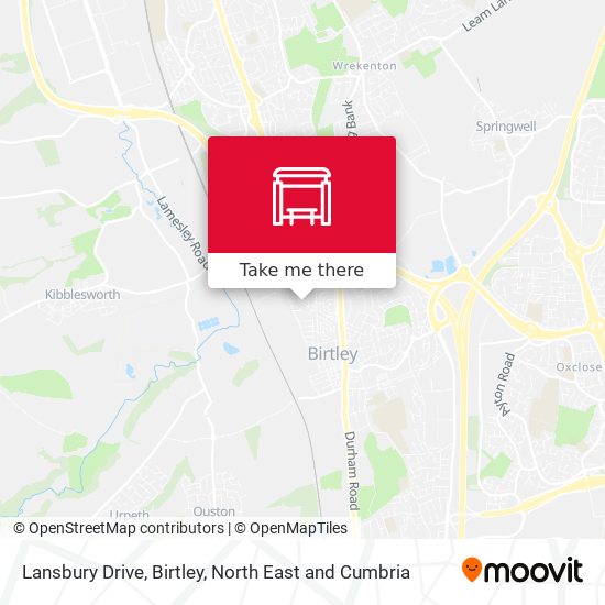 Lansbury Drive, Birtley map