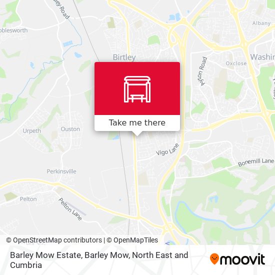 Barley Mow Estate, Barley Mow map