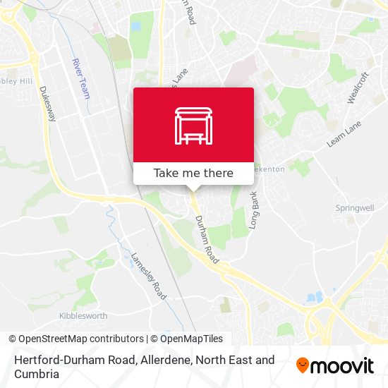 Hertford-Durham Road, Allerdene map