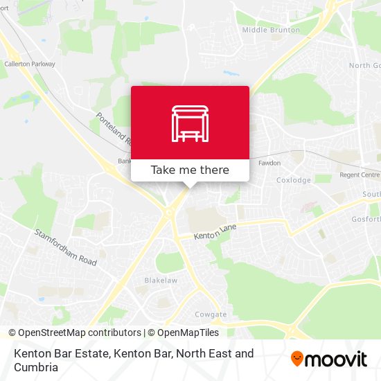 Kenton Bar Estate, Kenton Bar map