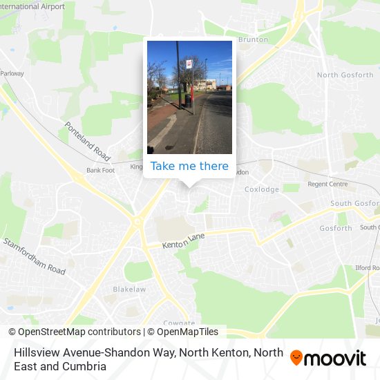 Hillsview Avenue-Shandon Way, North Kenton map