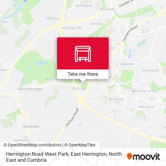 Herrington Road-West Park, East Herrington map