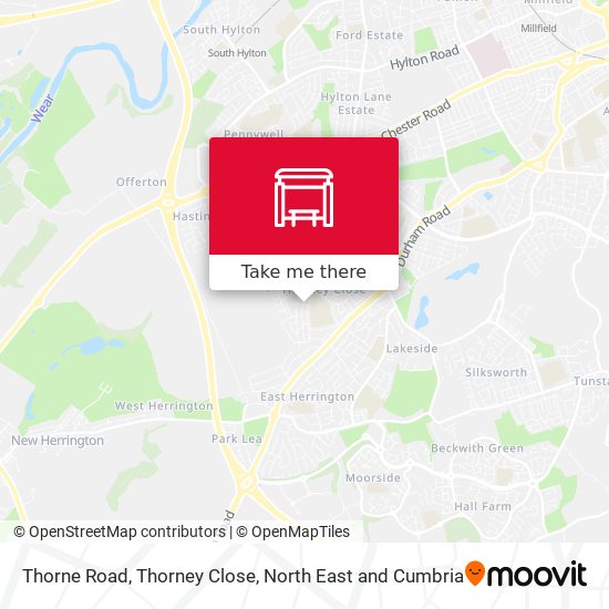 Thorne Road, Thorney Close map