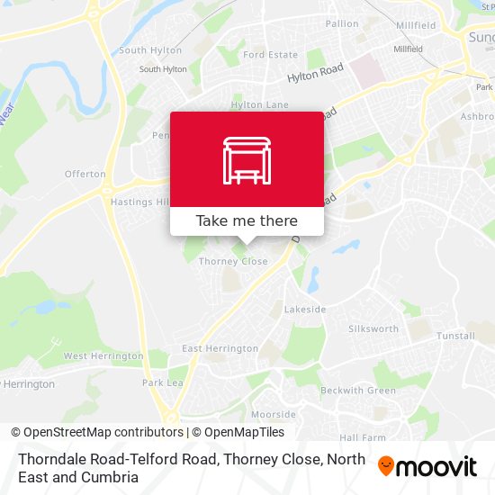 Thorndale Road-Telford Road, Thorney Close map