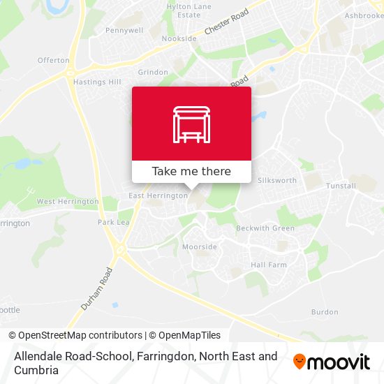 Allendale Road-School, Farringdon map