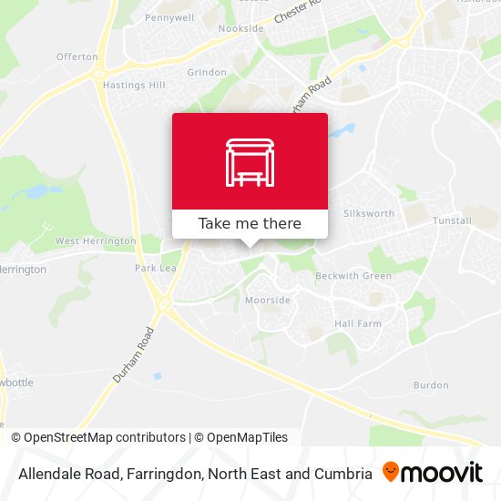 Allendale Road, Farringdon map