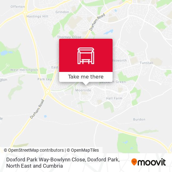 Doxford Park Way-Bowlynn Close, Doxford Park map