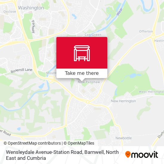 Wensleydale Avenue-Station Road, Barnwell map