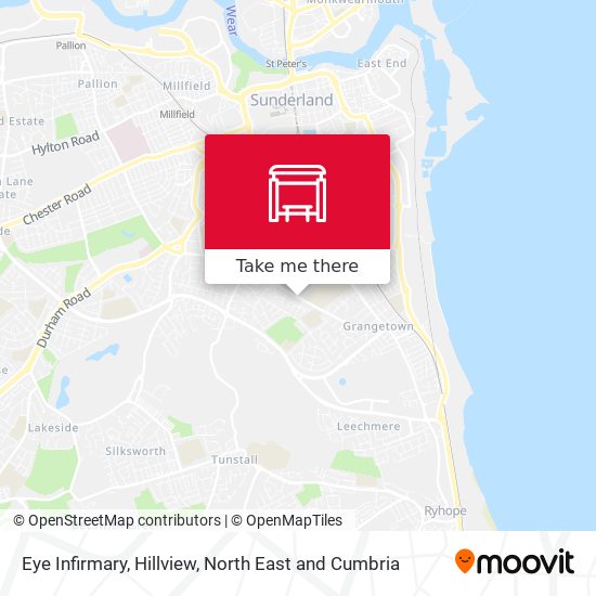 Eye Infirmary, Hillview map