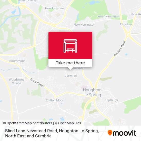 Blind Lane-Newstead Road, Houghton-Le-Spring map