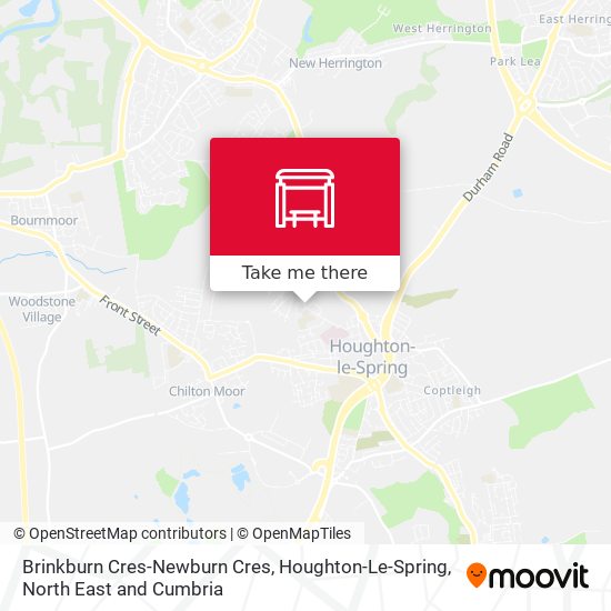 Brinkburn Cres-Newburn Cres, Houghton-Le-Spring map