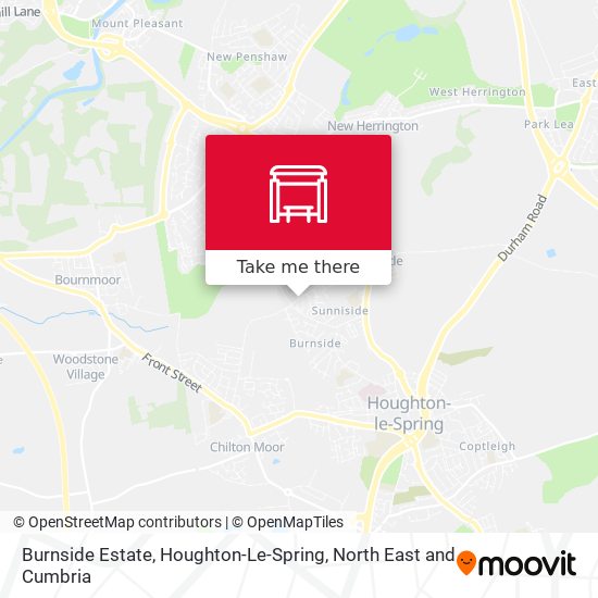 Burnside Estate, Houghton-Le-Spring map