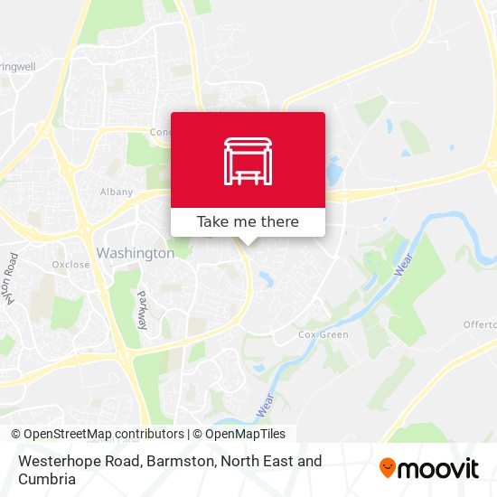 Westerhope Road, Barmston map