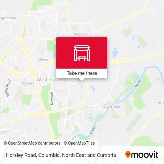 Horsley Road, Columbia map