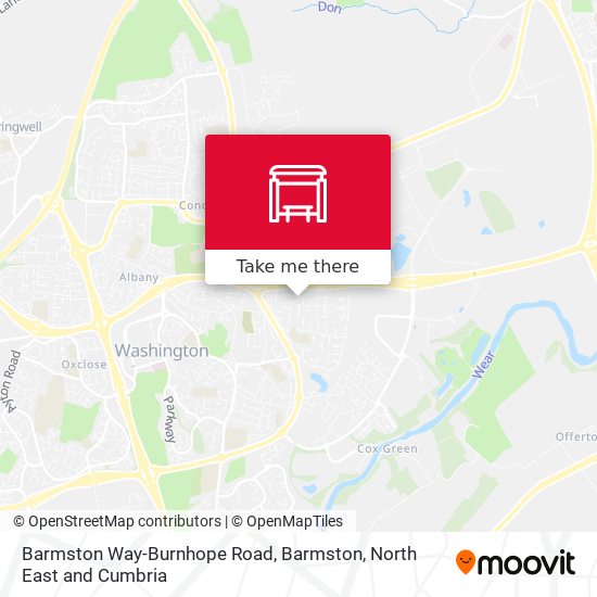 Barmston Way-Burnhope Road, Barmston map