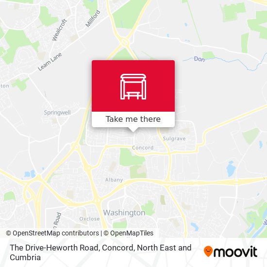 The Drive-Heworth Road, Concord map