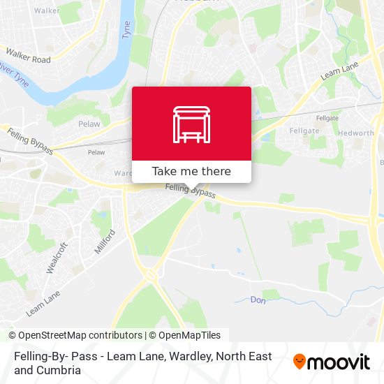 Felling-By- Pass - Leam Lane, Wardley map