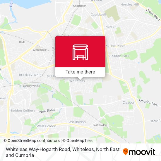 Whiteleas Way-Hogarth Road, Whiteleas map