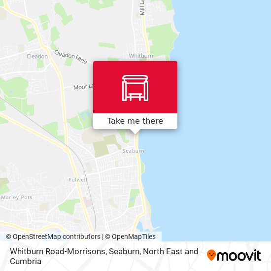 Whitburn Road-Morrisons, Seaburn map