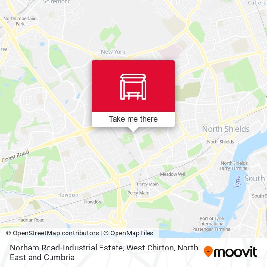 Norham Road-Industrial Estate, West Chirton map