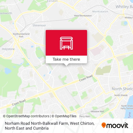 Norham Road North-Balkwall Farm, West Chirton map